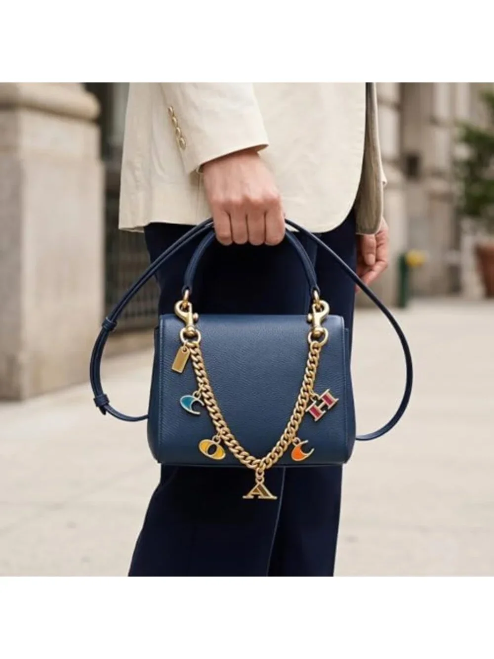 Stylish Bag Charm Keychain | Purse Accessories for Women | Handbag Decor